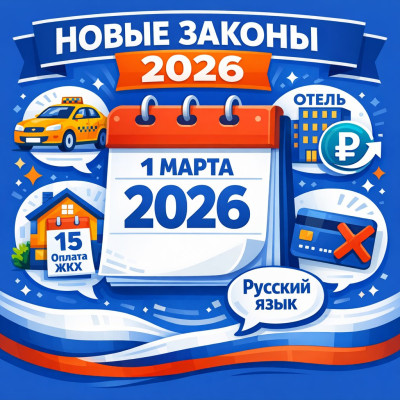 ��� ��������� � ����� ������� � 1 ����� 2026 ����